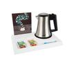 Wood White Signum Tray With Star Kettle